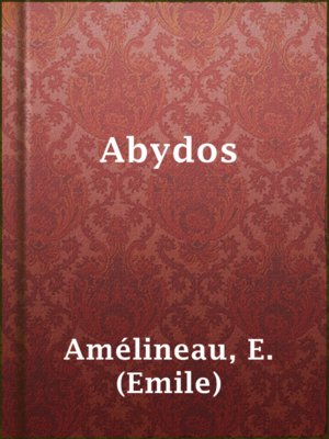 Abydos - ebook
